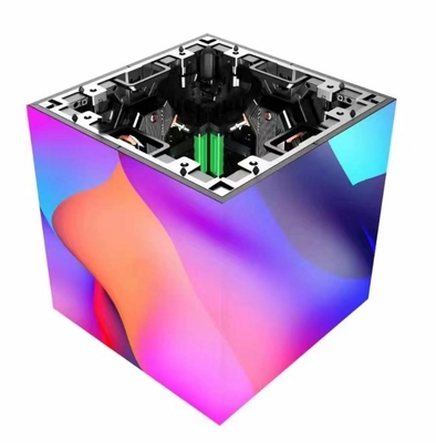 P3.91 Stage Rental LED Display 500x500mm 3840Hz Curve Cube Video Wall