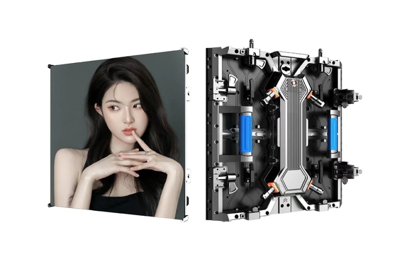 야외 렌터 LED 스크린 커브 캐비닛 500x500mm P3.91 P2.976 P2.604 이벤트용